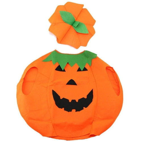 Load image into Gallery viewer, Pumpkin Costume Adult Children | Smiley Halloween Costumes | Orange
