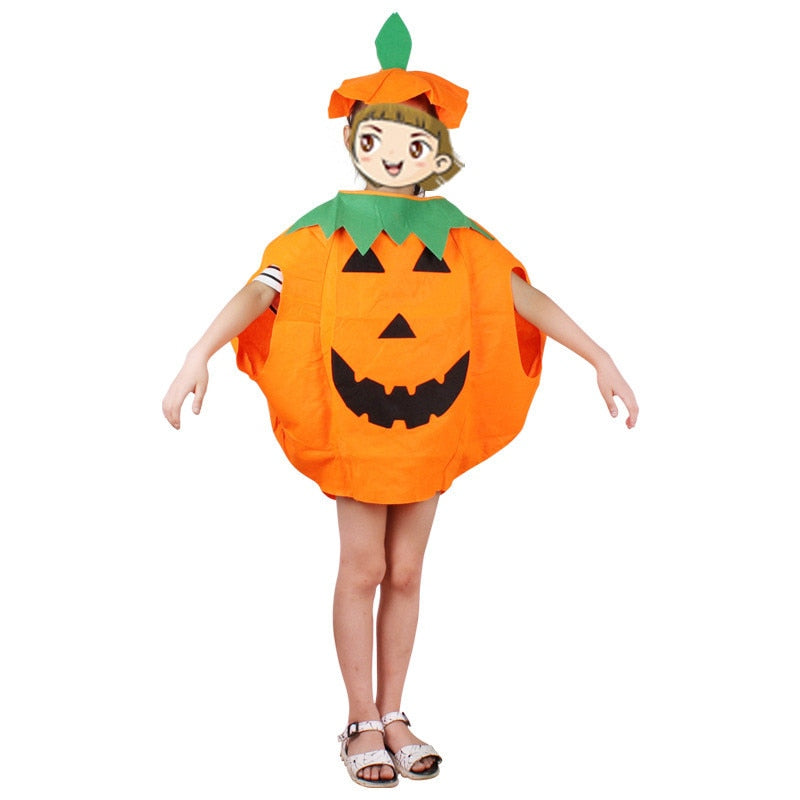 Pumpkin Costume Adult Children | Smiley Halloween Costumes | Orange