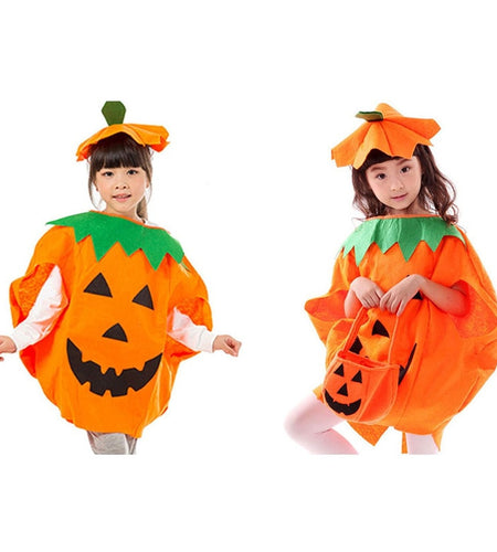 Pumpkin Costume Adult Children | Smiley Halloween Costumes | Orange