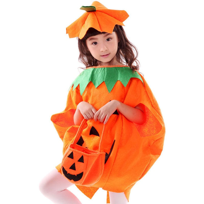 Pumpkin Costume Adult Children | Smiley Halloween Costumes | Orange