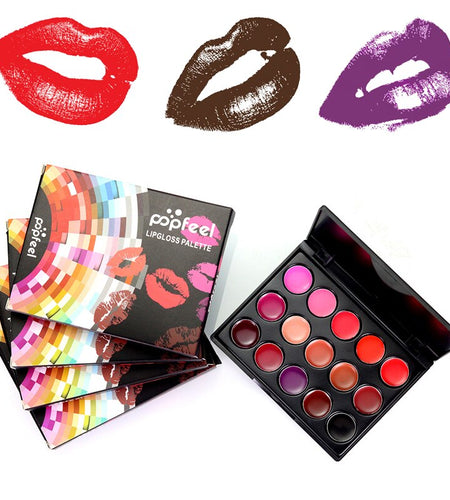 Matte Lipstick Palette Matt Pallete Waterproof Moisturizer Lip Cream
