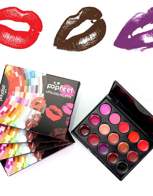 Load image into Gallery viewer, Matte Lipstick Palette Matt Pallete Waterproof Moisturizer Lip Cream
