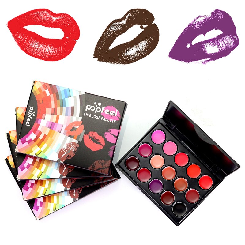 Matte Lipstick Palette Matt Pallete Waterproof Moisturizer Lip Cream