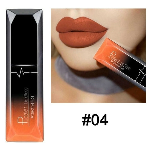 Load image into Gallery viewer, Matte Liquid Lipstick Waterproof Long Lasting Lip Gloss Tint Sexy Red
