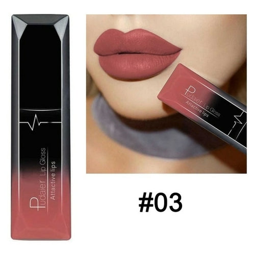 Load image into Gallery viewer, Matte Liquid Lipstick Waterproof Long Lasting Lip Gloss Tint Sexy Red
