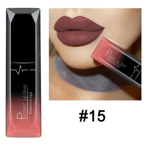 Load image into Gallery viewer, Matte Liquid Lipstick Waterproof Long Lasting Lip Gloss Tint Sexy Red
