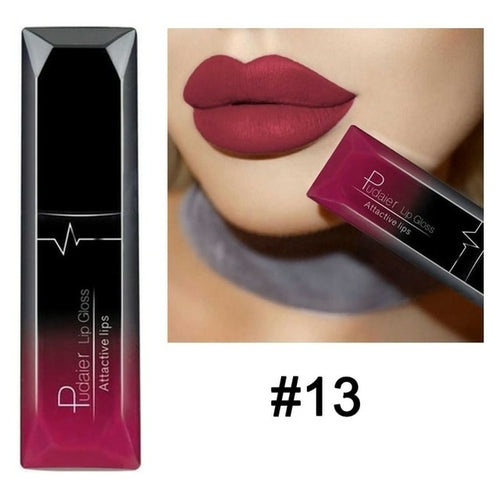 Load image into Gallery viewer, Matte Liquid Lipstick Waterproof Long Lasting Lip Gloss Tint Sexy Red
