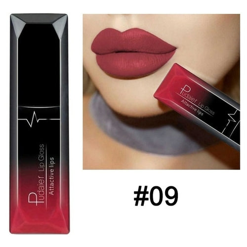 Load image into Gallery viewer, Matte Liquid Lipstick Waterproof Long Lasting Lip Gloss Tint Sexy Red
