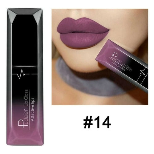 Load image into Gallery viewer, Matte Liquid Lipstick Waterproof Long Lasting Lip Gloss Tint Sexy Red
