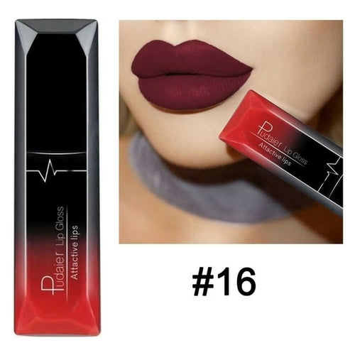 Load image into Gallery viewer, Matte Liquid Lipstick Waterproof Long Lasting Lip Gloss Tint Sexy Red
