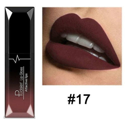 Load image into Gallery viewer, Matte Liquid Lipstick Waterproof Long Lasting Lip Gloss Tint Sexy Red
