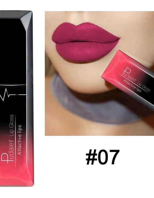 Load image into Gallery viewer, Matte Liquid Lipstick Waterproof Long Lasting Lip Gloss Tint Sexy Red
