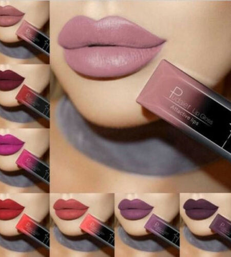 Matte Liquid Lipstick Waterproof Long Lasting Lip Gloss Tint Sexy Red
