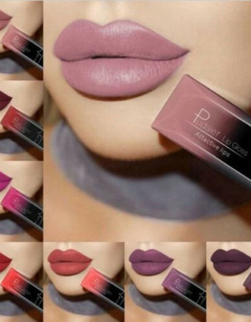 Load image into Gallery viewer, Matte Liquid Lipstick Waterproof Long Lasting Lip Gloss Tint Sexy Red
