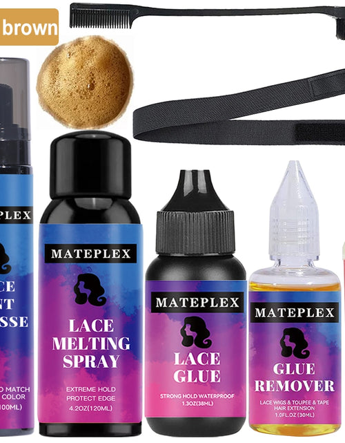 Load image into Gallery viewer, Melting Spray For Lace Wig Temporary Hold Lace Tint Mousse Wig Glue
