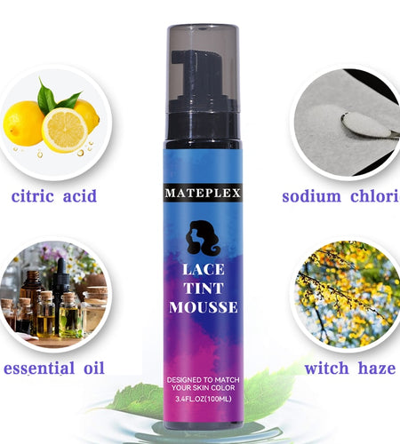 Melting Spray For Lace Wig Temporary Hold Lace Tint Mousse Wig Glue