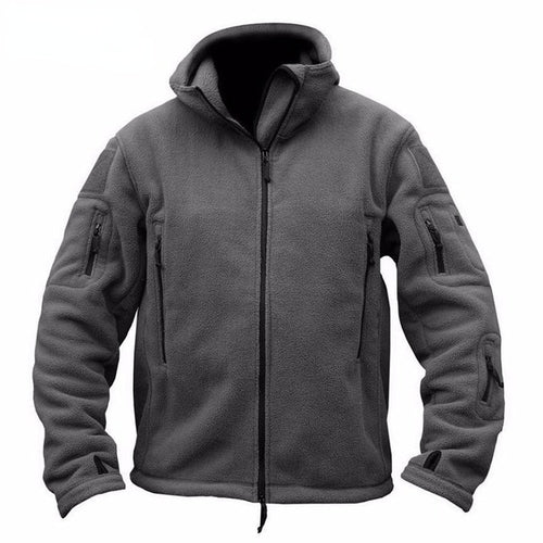 Load image into Gallery viewer, Men US Military Tactical Jacket Winter Thermal Fleece Zip Up Outdoors
