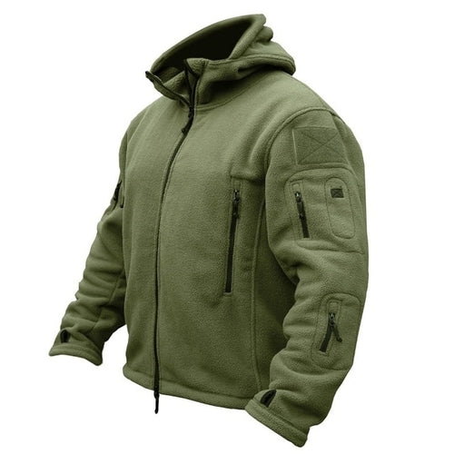 Load image into Gallery viewer, Men US Military Tactical Jacket Winter Thermal Fleece Zip Up Outdoors
