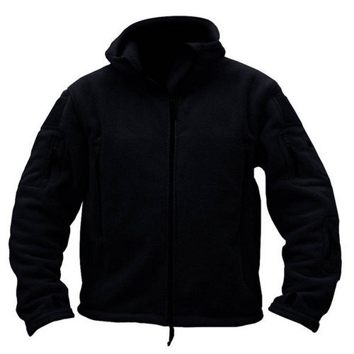 Load image into Gallery viewer, Men US Military Tactical Jacket Winter Thermal Fleece Zip Up Outdoors
