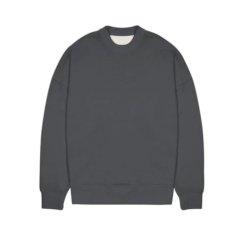 Men's Basic Crew Neck Sweatshirt Pullover For Men Solid Color