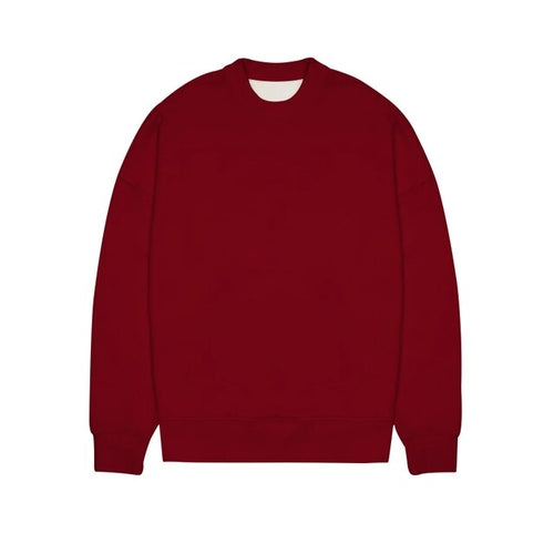 Men's Basic Crew Neck Sweatshirt Pullover For Men Solid Color