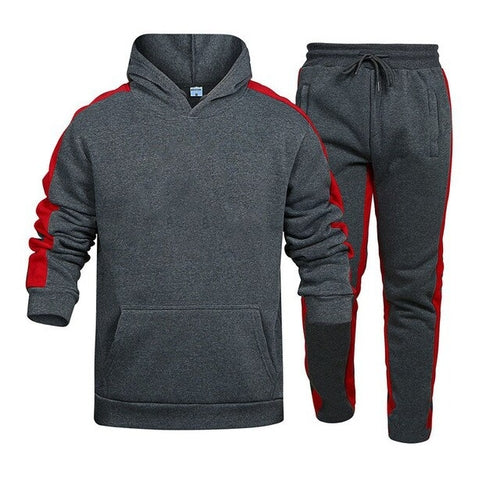 Load image into Gallery viewer, Mens Tracksuit Hooded Sweatshirts and Jogger Pants High Quality Gym
