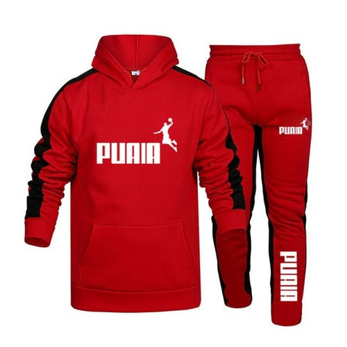 Load image into Gallery viewer, Mens Tracksuit Hooded Sweatshirts and Jogger Pants High Quality Gym
