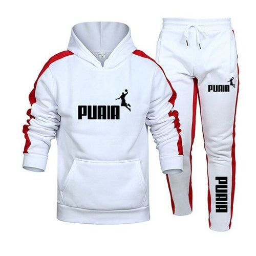 Load image into Gallery viewer, Mens Tracksuit Hooded Sweatshirts and Jogger Pants High Quality Gym
