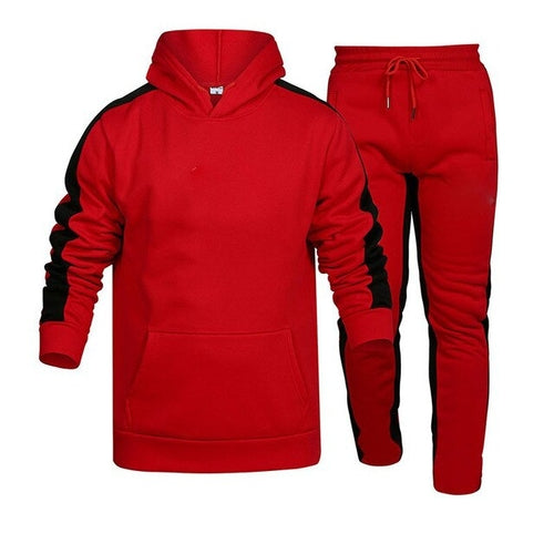 Load image into Gallery viewer, Mens Tracksuit Hooded Sweatshirts and Jogger Pants High Quality Gym
