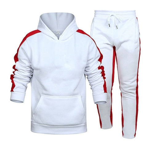 Load image into Gallery viewer, Mens Tracksuit Hooded Sweatshirts and Jogger Pants High Quality Gym
