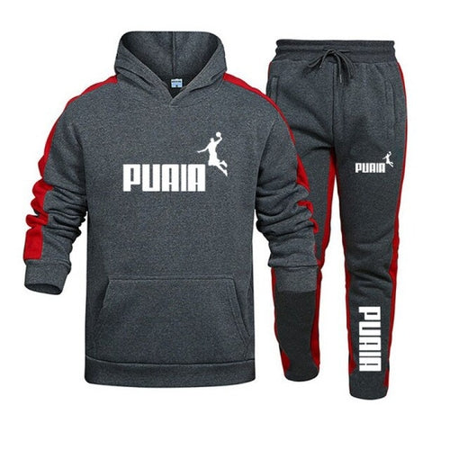 Load image into Gallery viewer, Mens Tracksuit Hooded Sweatshirts and Jogger Pants High Quality Gym
