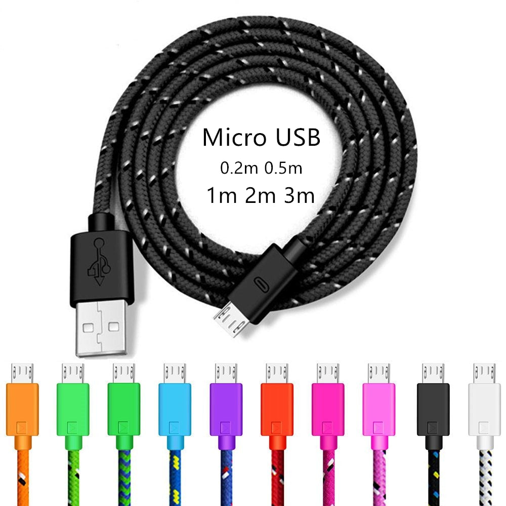 Mobile Phone Micro Usb Cables | Samsung S7 Xiaomi Redmi Note - Micro