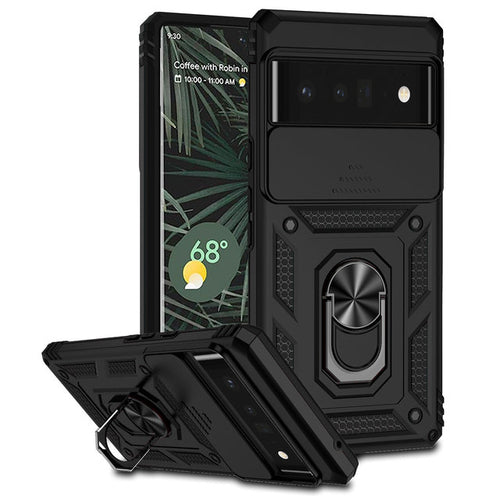 Load image into Gallery viewer, Military Slide Push Window Armor Shockproof Case For Google Pixel 6A 8
