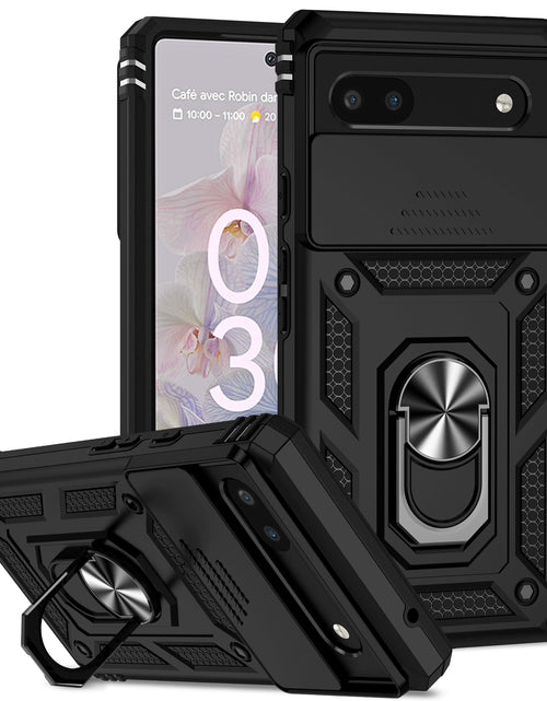 Load image into Gallery viewer, Military Slide Push Window Armor Shockproof Case For Google Pixel 6A 8
