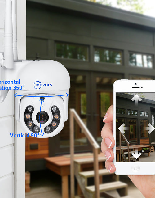 Load image into Gallery viewer, Movols H.265 3MP HD Wireless CCTV System Two Way Audio Waterproof PTZ
