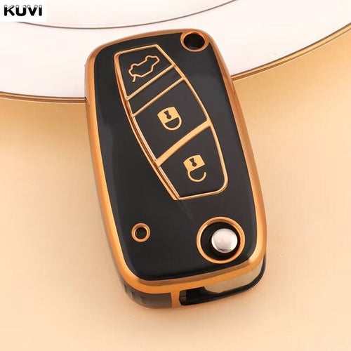 Load image into Gallery viewer, NEW TPU Car Remote Key Case Cover For Fiat Panda Stilo Punto Doblo
