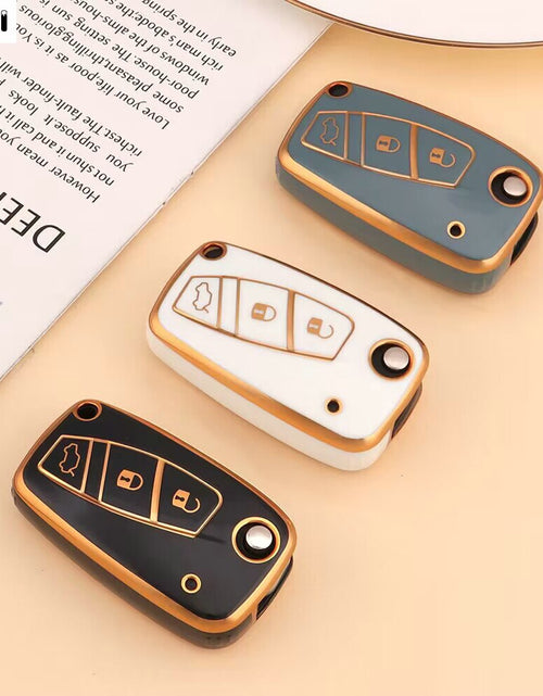 Load image into Gallery viewer, NEW TPU Car Remote Key Case Cover For Fiat Panda Stilo Punto Doblo
