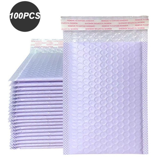 New 100pcs Pink Bubble Mailer Bubble Padded Mailing Envelopes Mailer