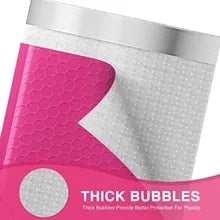 New 100pcs Pink Bubble Mailer Bubble Padded Mailing Envelopes Mailer