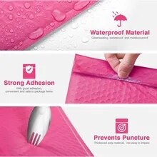 New 100pcs Pink Bubble Mailer Bubble Padded Mailing Envelopes Mailer