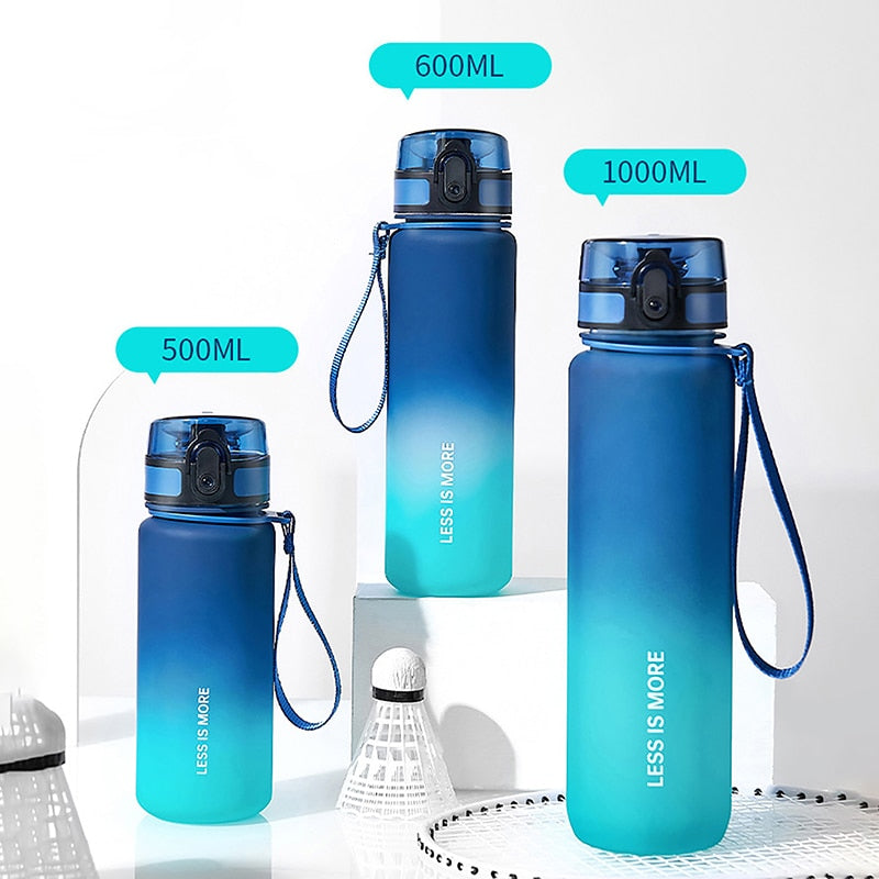 New 500/600/1000ml Sports Water Portable Leak proof Shaker bottle