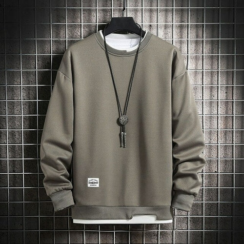 Load image into Gallery viewer, New Fashion Mens Casual Sweatshirts Long Sleeve O-neck Style Male
