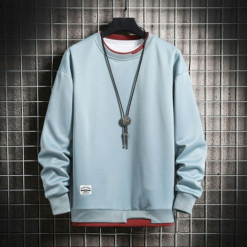 Load image into Gallery viewer, New Fashion Mens Casual Sweatshirts Long Sleeve O-neck Style Male
