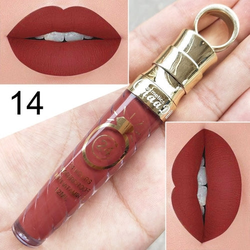 New!!make Up Lips Matte Liquid Lipstick Waterproof Long Lasting Sexy