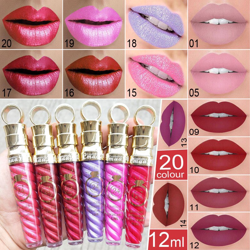 New!!make Up Lips Matte Liquid Lipstick Waterproof Long Lasting Sexy