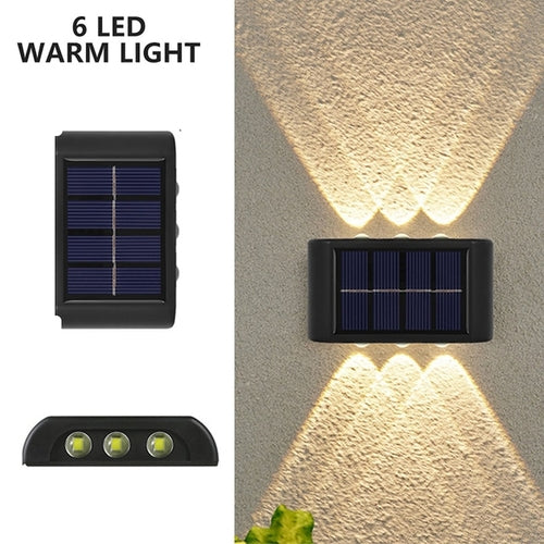 Load image into Gallery viewer, New Solar Wall Lights Outdoor Waterproof Led Solar Lamp Up And Down
