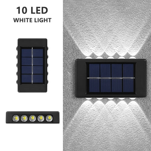 Load image into Gallery viewer, New Solar Wall Lights Outdoor Waterproof Led Solar Lamp Up And Down
