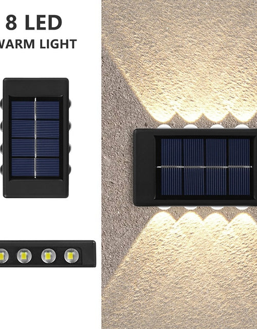 Load image into Gallery viewer, New Solar Wall Lights Outdoor Waterproof Led Solar Lamp Up And Down
