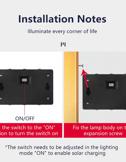 Load image into Gallery viewer, New Solar Wall Lights Outdoor Waterproof Led Solar Lamp Up And Down
