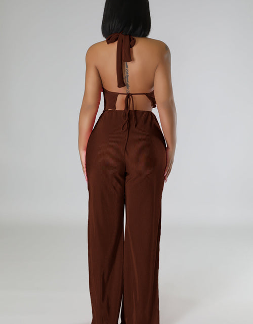 Load image into Gallery viewer, Sexy fashion backless split two-piece set
